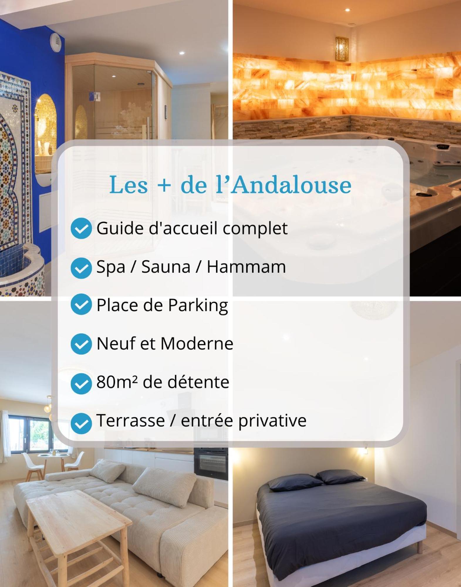 L'Andalouse & Spa Privatif - Strasbourg Mittel Mittelhausbergen Екстериор снимка